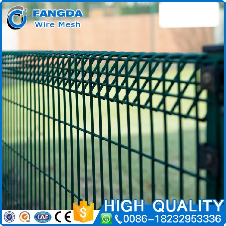 Ornamental double loop wire fence welded wire mesh fencing price