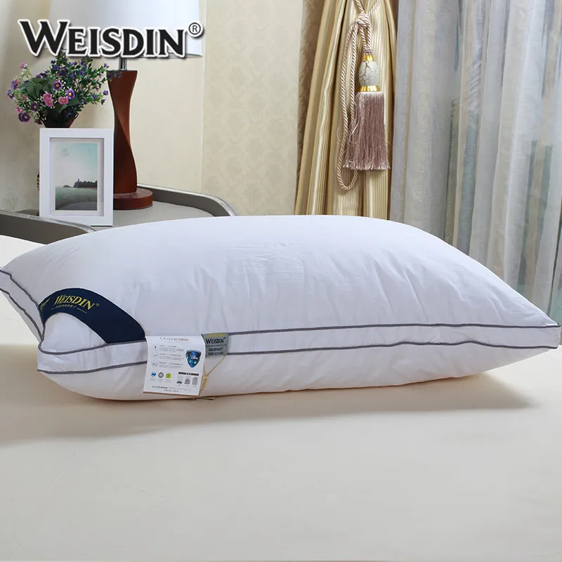 Hot sales white down-like feather pillows cheap wholesale pillow inner for hotel