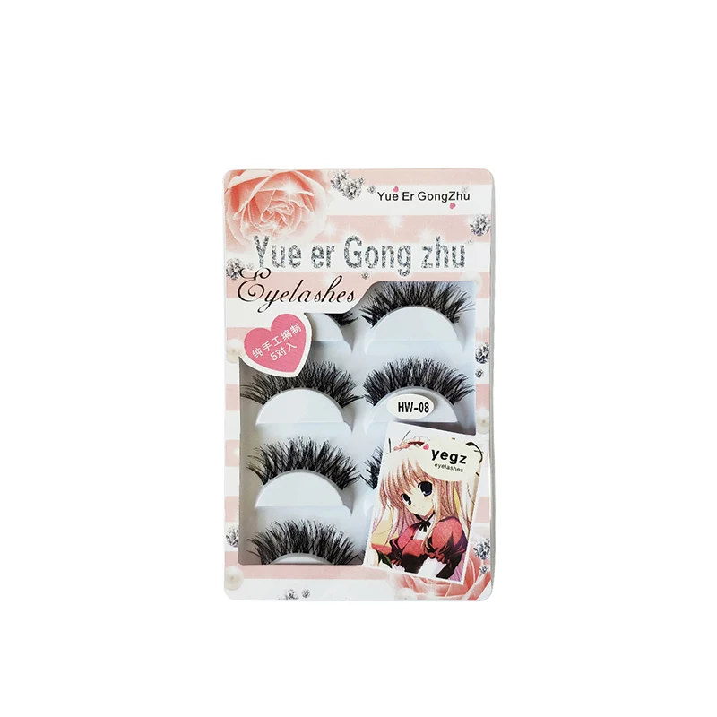 5 Pairs eyelashes private label makeup wholesale synthetic 25mm false eyelashes, Black
5 Pairs eyelashes private label makeup wholesale synthetic 25mm false eyelashes, Black