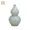Simple Chinese cheap price antique home decoration gourd shape ceramic vase flower