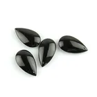 Free shipping 50mm black Fashion Jewelry DIY Making Necklace Supplies , smooth glass pendants for Women Necklace Parts
