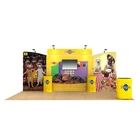 Best price for Custom modular printed outdoor portable standard equipment trade show pop up exhibit display booth stand
