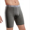 Hot Sale pure Cotton Men Trunks Striped long leg sports Underwear Men's Boxers