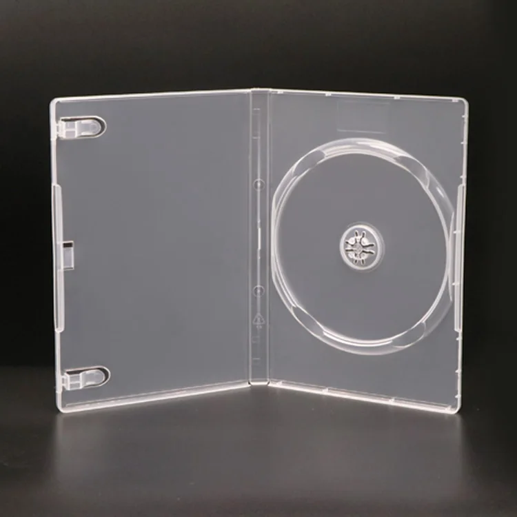 SUNSHING 14MM Clear CD DVD Box Plastic Single CD DVD Packing Case Clear DVD Case Container
SUNSHING 14MM Clear CD DVD Box Plastic Single CD DVD Packing Case Clear DVD Case Container