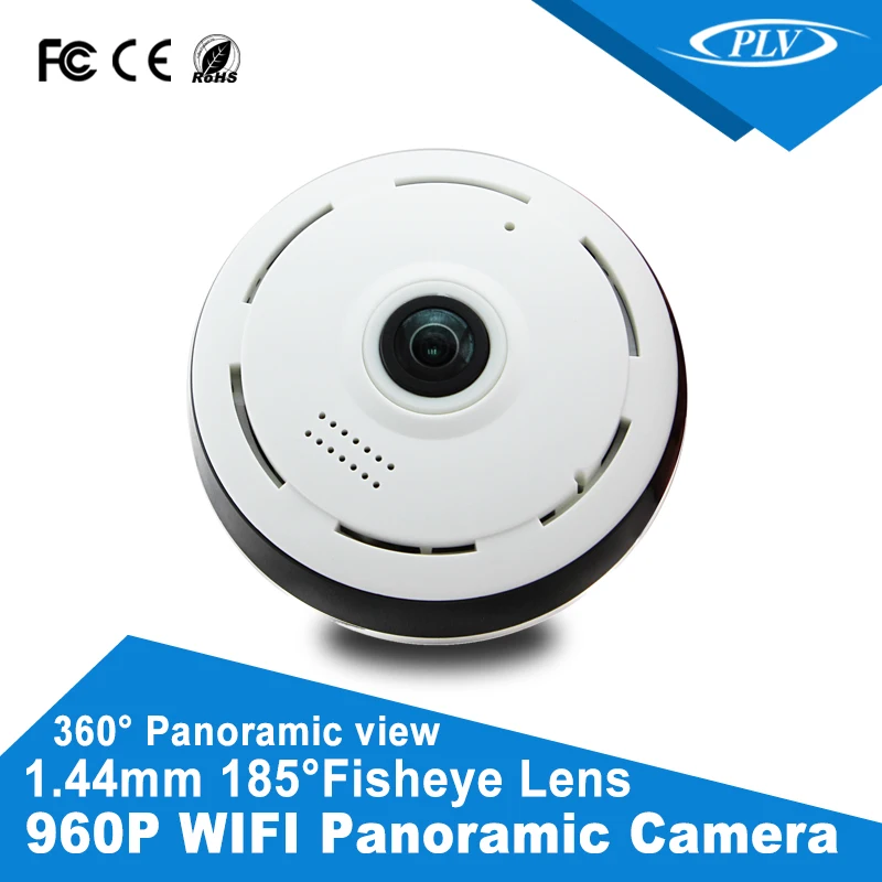 960P Small Wifi panoramic camera Indoor 360 degree Fisheye Camera
