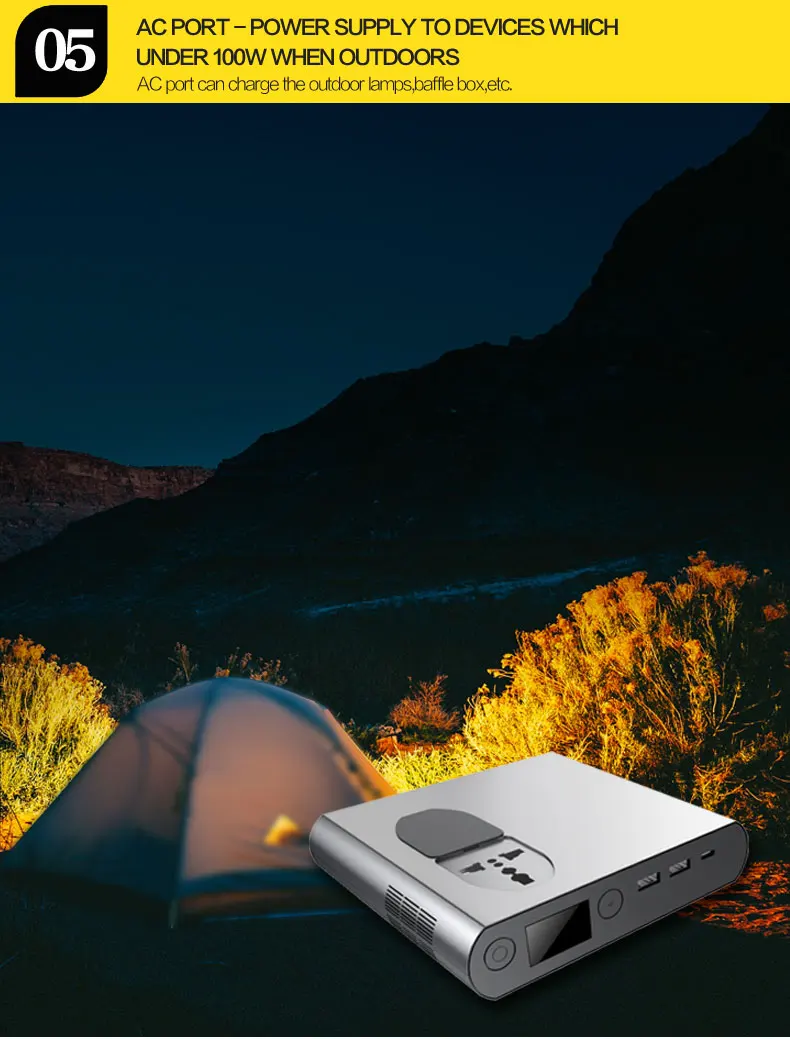 26800Mah portable AC socket laptop power bank with ac outlet - ANKUX.COM