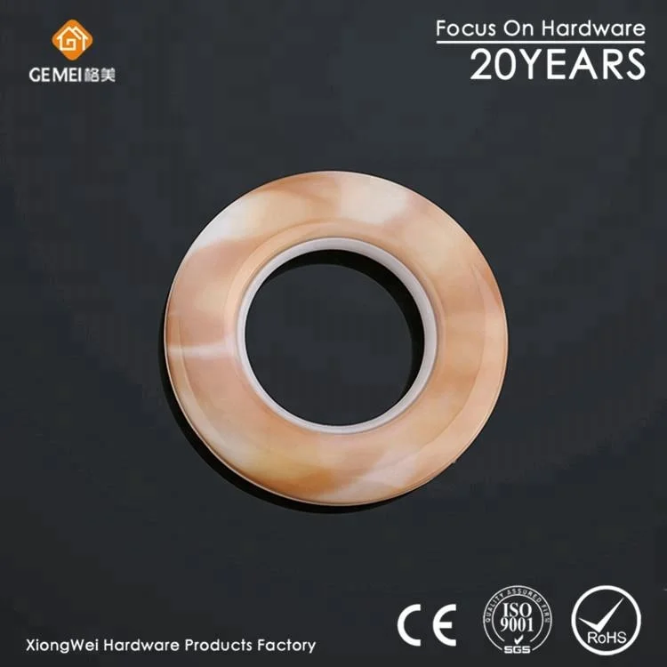 Cheap Plastic Curtain Rings 40mm Openable Curtain Eyelet Ring