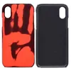 4 Colors Thermal Tnduction Change Color PC Case for iPhone X