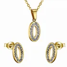 Women Stainless Steel Circle Choker Necklace Circle of Life Pendant Chain Necklace