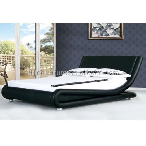 ENZO итальянская Современная дизайнерская кожаная кровать