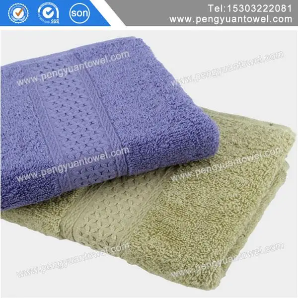 cotton yellow face towels