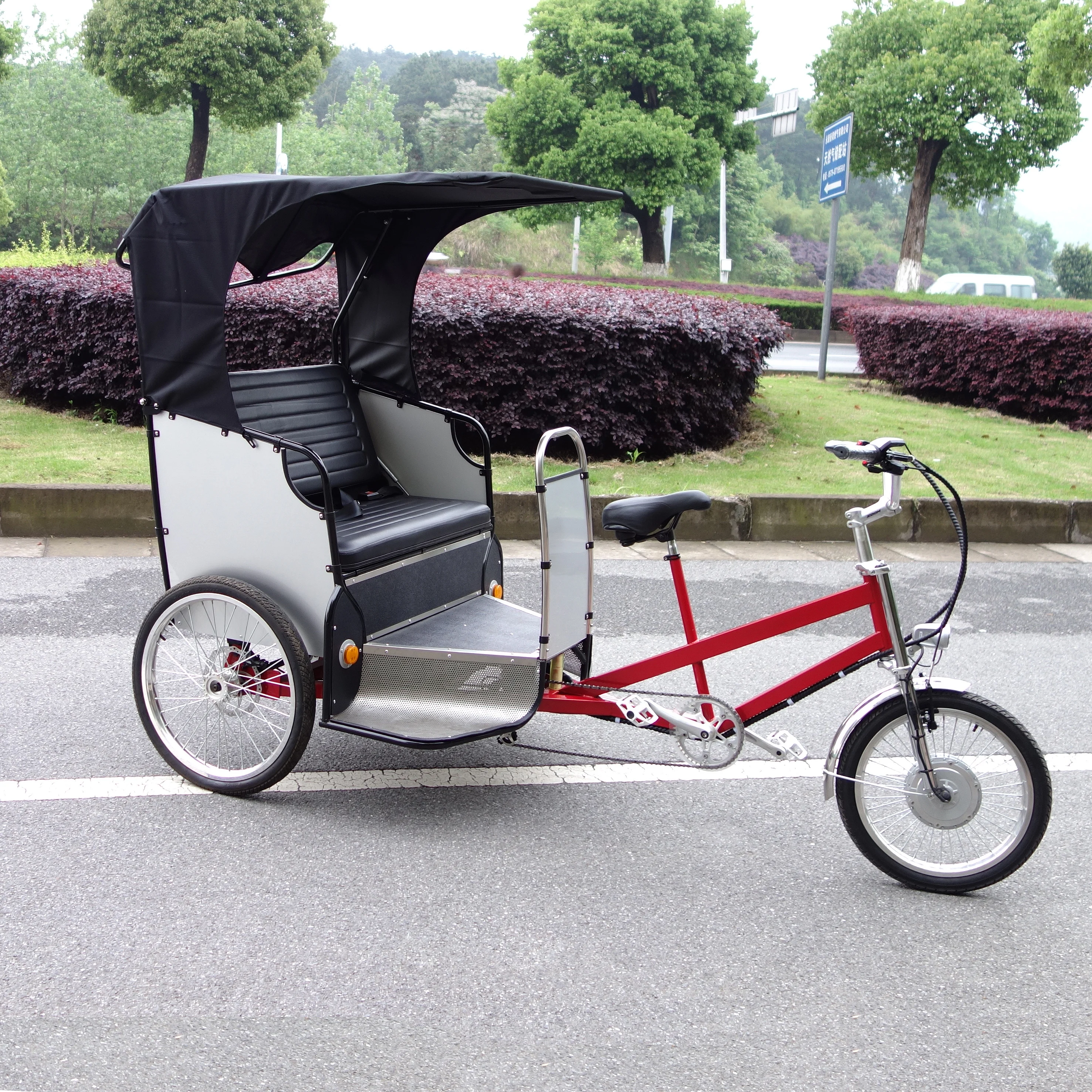 three wheel bicycle with motor