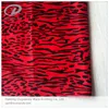 Fashion red tiger pattern velvet fabric home textile velboa fabric