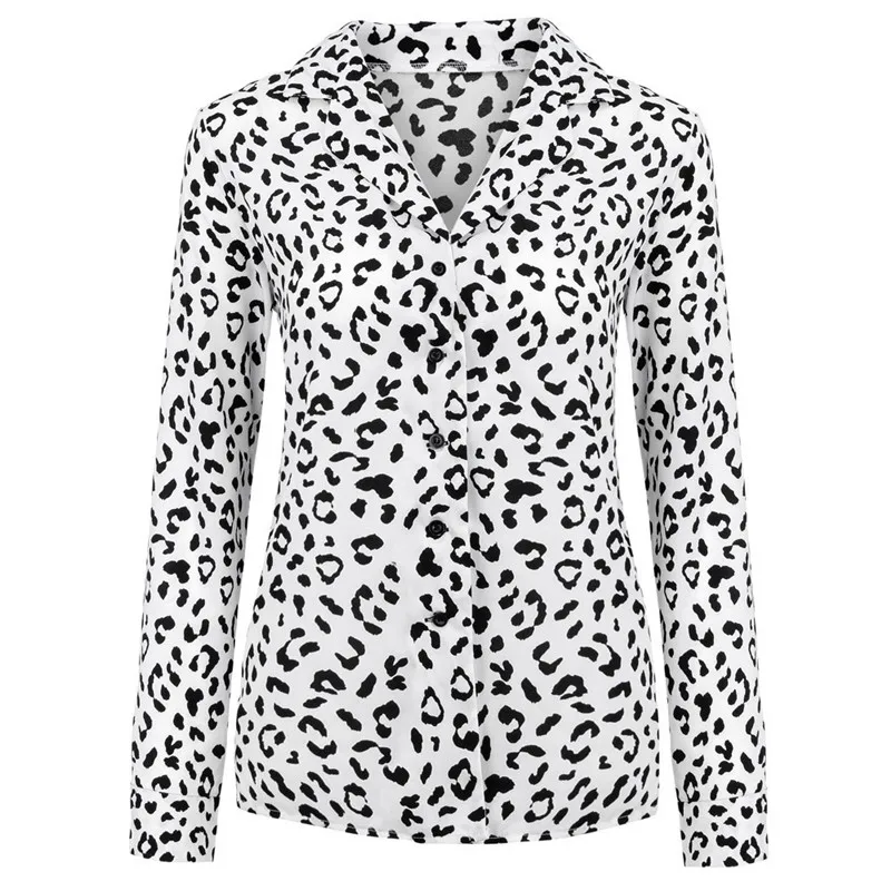 Leopard Design Hot sale Long Sleeves Woman shirts Casual for women tops blouses, Custom color
Leopard Design Hot sale Long Sleeves Woman shirts Casual for women tops blouses, Custom color
