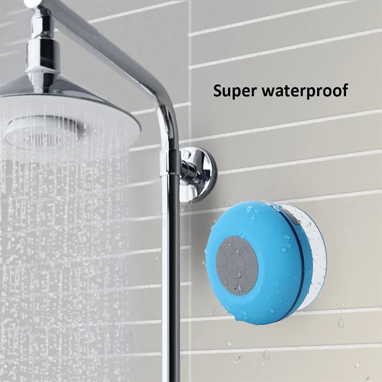 Mini Wireless Waterproof Speaker With Silicone Suction Cup For Handsfree Call - ANKUX.COM