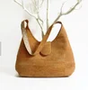 Custom cork leather handbag lady tote bag soft handbag dual bag