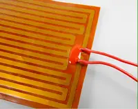 Custom Designed PI Thin Film Heating Element ,Polyimide Heater w/ 4-wire connection PT100,First Grade Quality Guaranteed