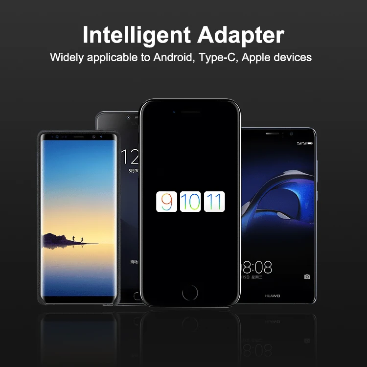 Usb 3 in 1 Multi Function Charging Data Cable Adapter Cable for I-phone Type-c Android - ANKUX.COM