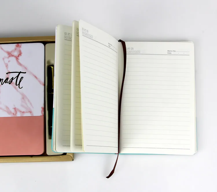 undated planning business diary and pen gift set new year