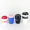 8oz 12oz 16oz 230ml 350ml 450ml PP coffee cup with silicone, coffee cups with lids sleeve straw