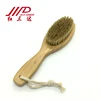 natural bamboo body cleaning brush hand shower massager customized logo healthy adult bath brush