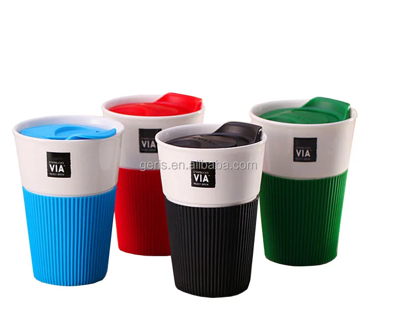 Goal: Serve 5 percent of beverages made in our stores in personal tumblers by 2015 Starbucks Steel Travel Mug/Tumbler/Cup, Double Walled With Rubber Grip ml. Starbucks Stainless Steel Travel Mug Tumbler to Go Lucy Coffee Mug Black 12oz/ml. by Starbucks. Get a Discount every time you bring and use a reusable cup at Starbucks. Starbucks Philadelphia Double Wall Traveler, 12 fl oz. by Starbucks.