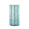 New Collection Blue Florists cylinder Glass Vases for Decoration