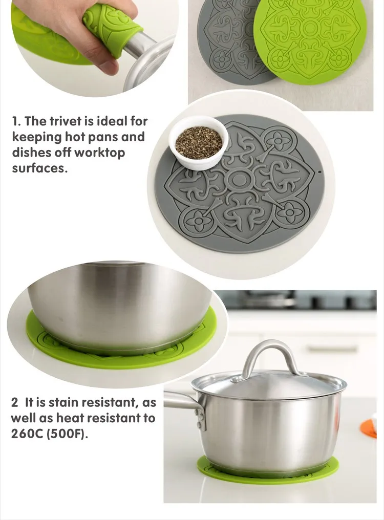 2017 wholesale silicone pot holder silicone mat, View silicone mat, JYL