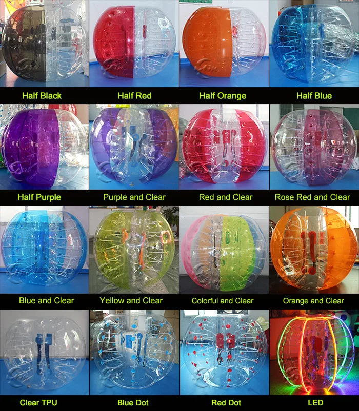 2016 latest craze bubble ball game knocker ball,bubble football