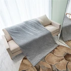 Wholesale cheap price king size large 20 pound fleece weighted blanket