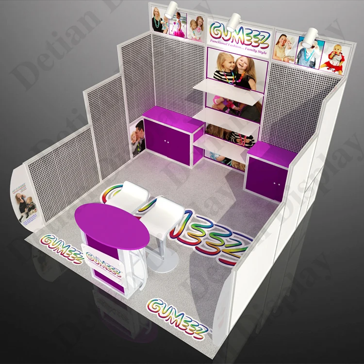 Large Island Aluminum System Exhibition Stand Fair Booth Buy Stand