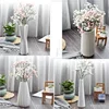Bottle Shape Cheap Reactive Glaze Ceramic Porcelain Flower Vase color white
