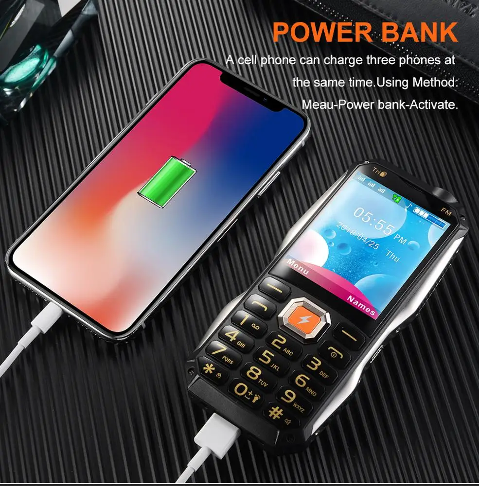 2.8-inch D20000 large battery outdoor old mobile phone big horn headlights tri-sim tri-standby cellphone
2.8-inch D20000 large battery outdoor old mobile phone big horn headlights tri-sim tri-standby cellphone