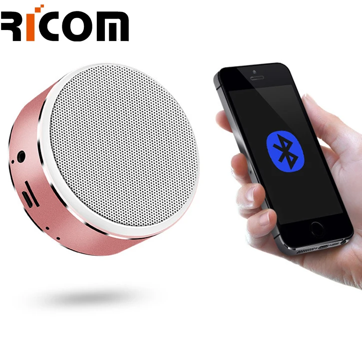 BSP-205B Handfree mini bluetooth speaker, Metal round speaker for iphone - ANKUX.COM