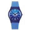 unisex plastic watch can custom logo for promotion and gift