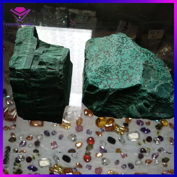 Hot! Natural Rough Malachite Stone Wholesale Green Gemstone Malachite Rough