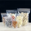 wholesale Resealable Transparent Stand Up Zip Lock Plastic Bags for food packaging