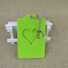 Wholesale flexible Silicon rubber keychain with customer logo