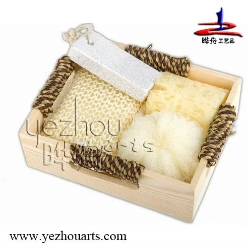HOT!!! bath and body care gift sets in wooden box