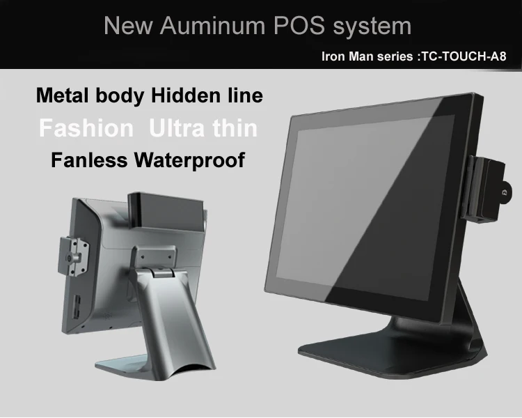 15 inch android countertop pos cash register with CE/RoHs/FCC certificate through strict quality testing