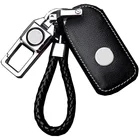 Genuine Leather Smart Remote Key Fob Holder Key Case Cover For VW And Other Car Brands