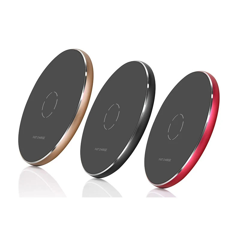 10W Aluminum Fast Higher Compatibility Universal Wireless Charger, Black/winered/golden
10W Aluminum Fast Higher Compatibility Universal Wireless Charger, Black/winered/golden