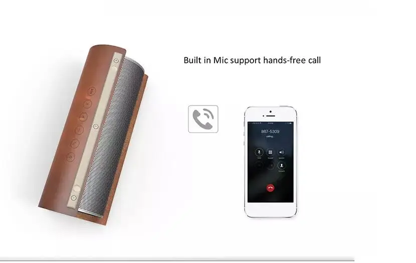 2019 New Arrival 3D Surround Stereo Sound Wireless Leather Betnew X03 Bluetooth Speaker With Rechargeable Battery - ANKUX.COM