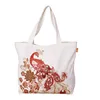 Colorful Pattern Heat Transfer Printing Promotional Shopping Canvas Bag