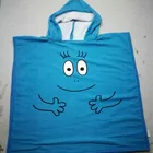 Soft touch 100% cotton beach Hooded towel / poncho for kids