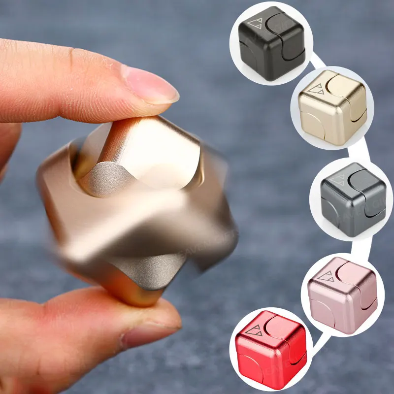 2017 New Square Spinner Fidget Toy Edc Hand Spinner Aluminium 688