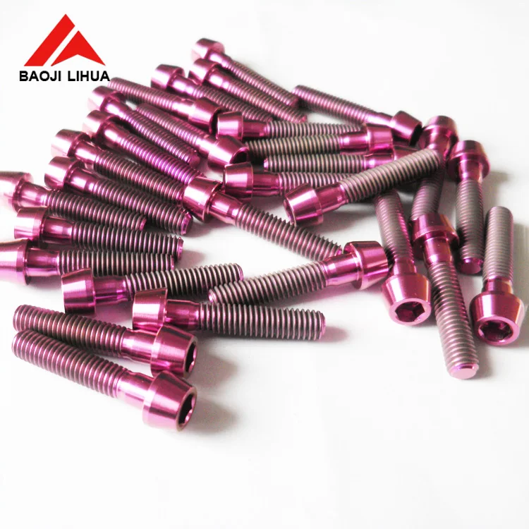 Hex head DIN 912 tap m5 m6 m8 Titanium bolt /screw for sale