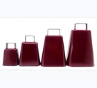 6.8 inch metal cowbell noise maker for football with custom logo