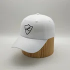 Custom Cheap 100 Organic Cotton White Baseball Cap Dad Hats