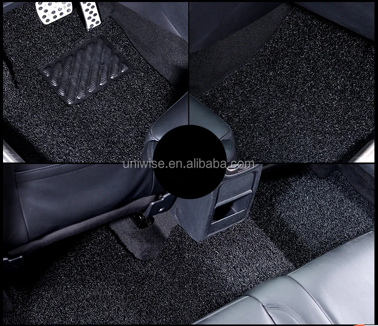 Good Quality Car Coil Floor Mat Pvc Vinyl Loop Anti Slip Car Mat